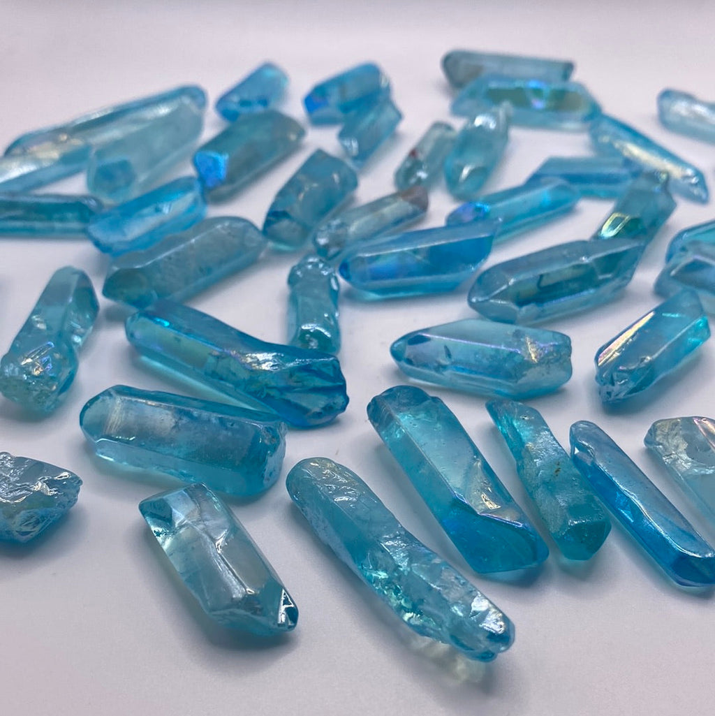 Blue Aura Quartz Point